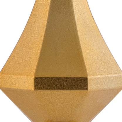 Vickerman 8" Copper/Gold Candy Finish Diamond Finial Ornament Pack of 2