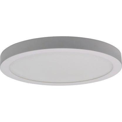 Westgate 10In 17W 1020 Lumens Flush-Mount 5Cct, Cr90, 120V, Ugr<19, Residential Lighting, 17W, 1190 Lumens, 27K/30K/35K/40K/50K, White Finish, TRIAC