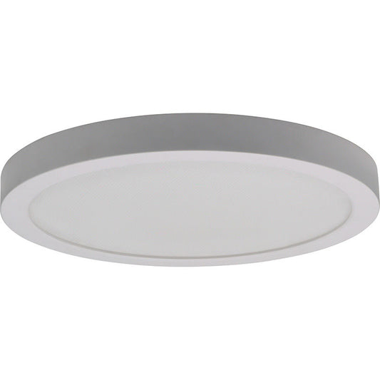 Westgate 10In 17W 1020 Lumens Flush-Mount 5Cct, Cr90, 120V, Ugr<19, Residential Lighting, 17W, 1190 Lumens, 27K/30K/35K/40K/50K, White Finish, TRIAC