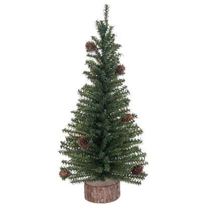 Vickerman 18" Carmel Pine Artificial Christmas Tree Unlit