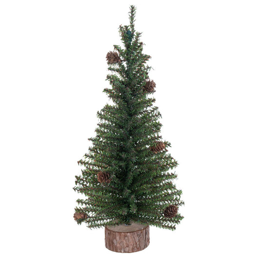 Vickerman 18" Carmel Pine Artificial Christmas Tree Unlit