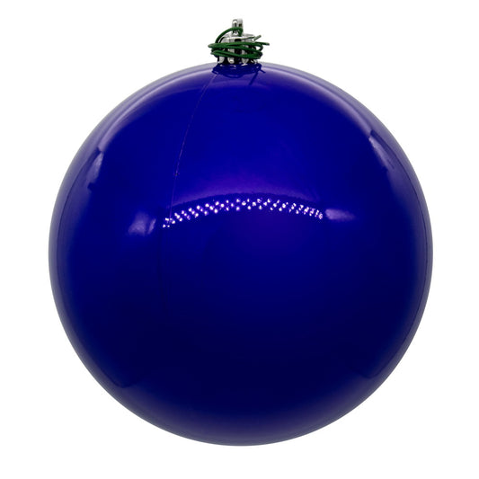 Vickerman 10" Purple Pearl UV Drilled Ball Ornament 1 per bag.