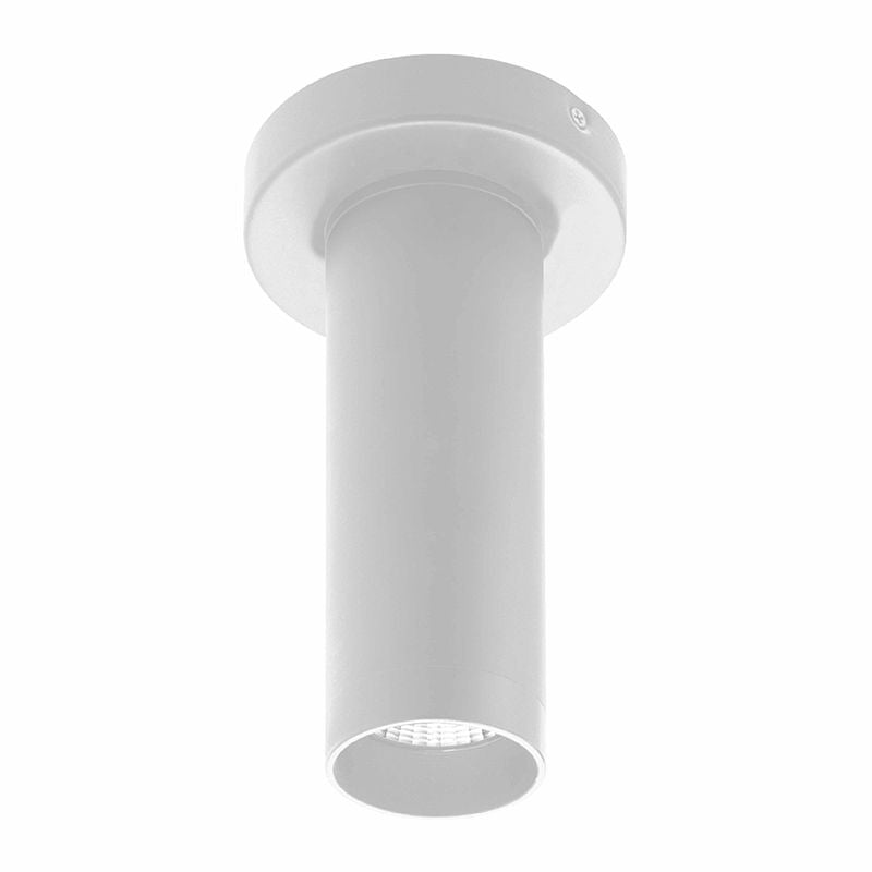 Westgate 2" Ceiling Mount Cylinder, 9W, 3/4/5K, TRIAC Dimming, White, C & F Lenses Incl, Outdoor Lighting, 6W, 450 Lumens, 30K/40K/50K, White Finish, TRIAC