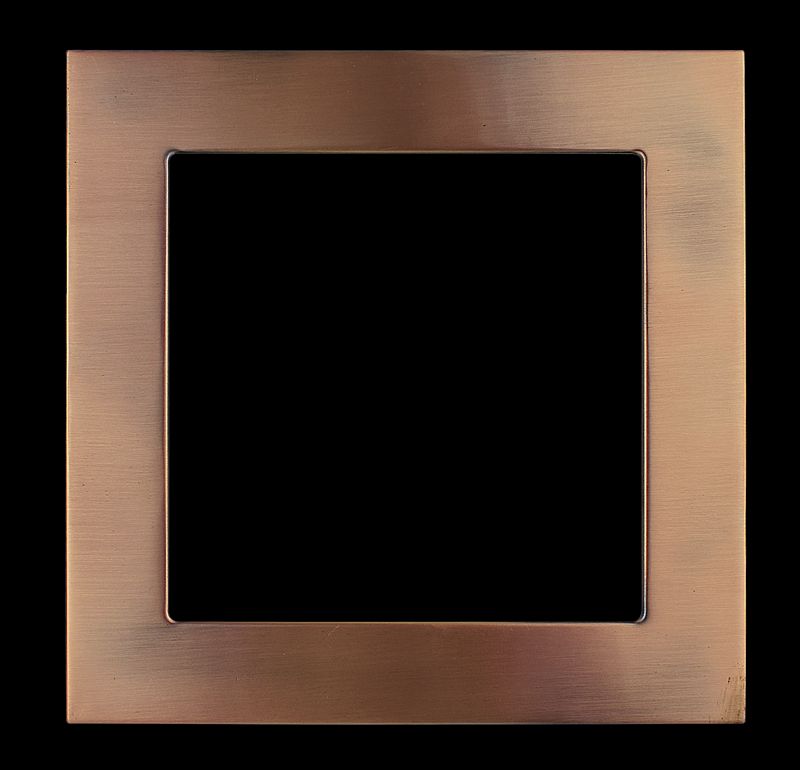 Westgate 6 Inch Square Trim For SSL6 Series. Copper, Residential Lighting, Copper Finish