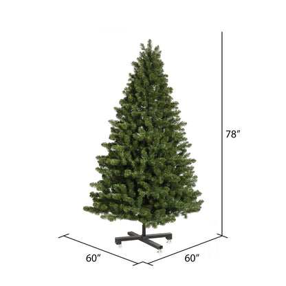 Vickerman 6.5' x 60" Grand Teton Artificial Christmas Tree Unlit