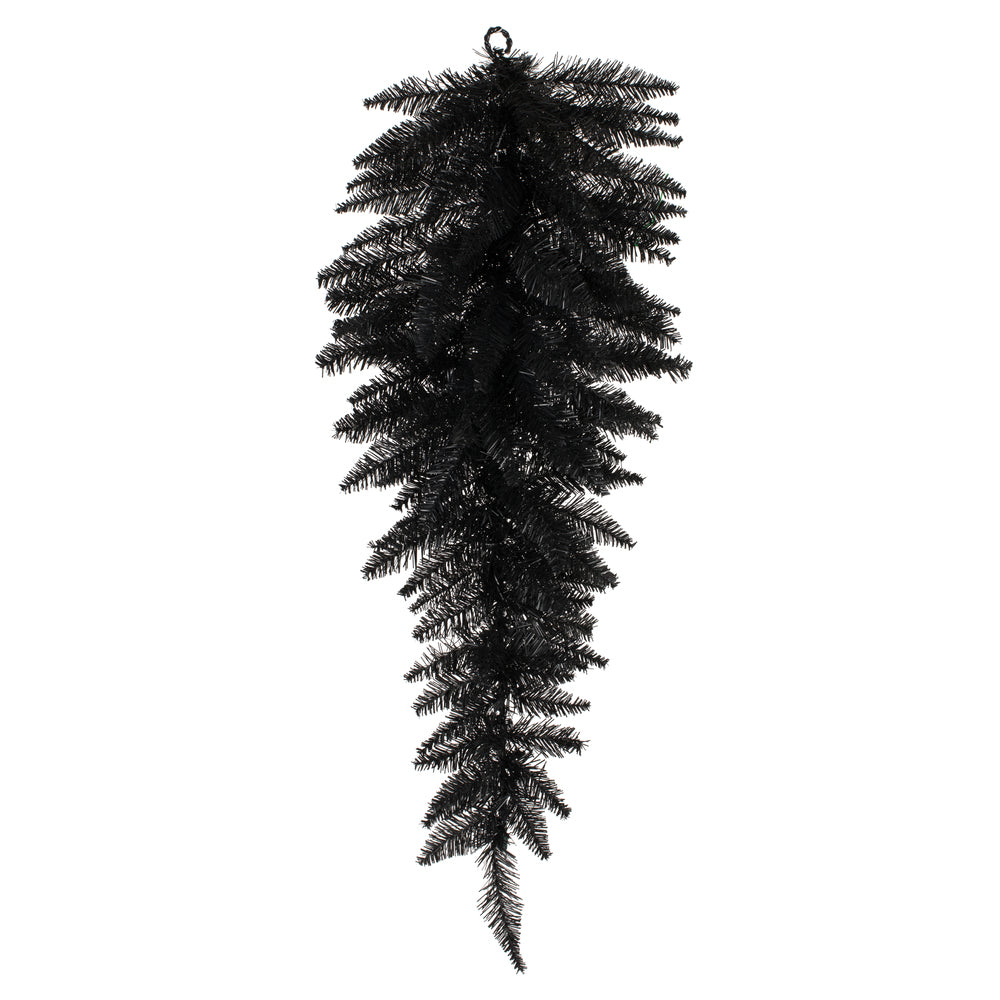 Vickerman 36" Black Fir Artificial Christmas Teardrop Unlit