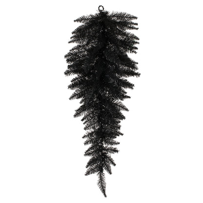 Vickerman 36" Black Fir Artificial Christmas Teardrop Unlit