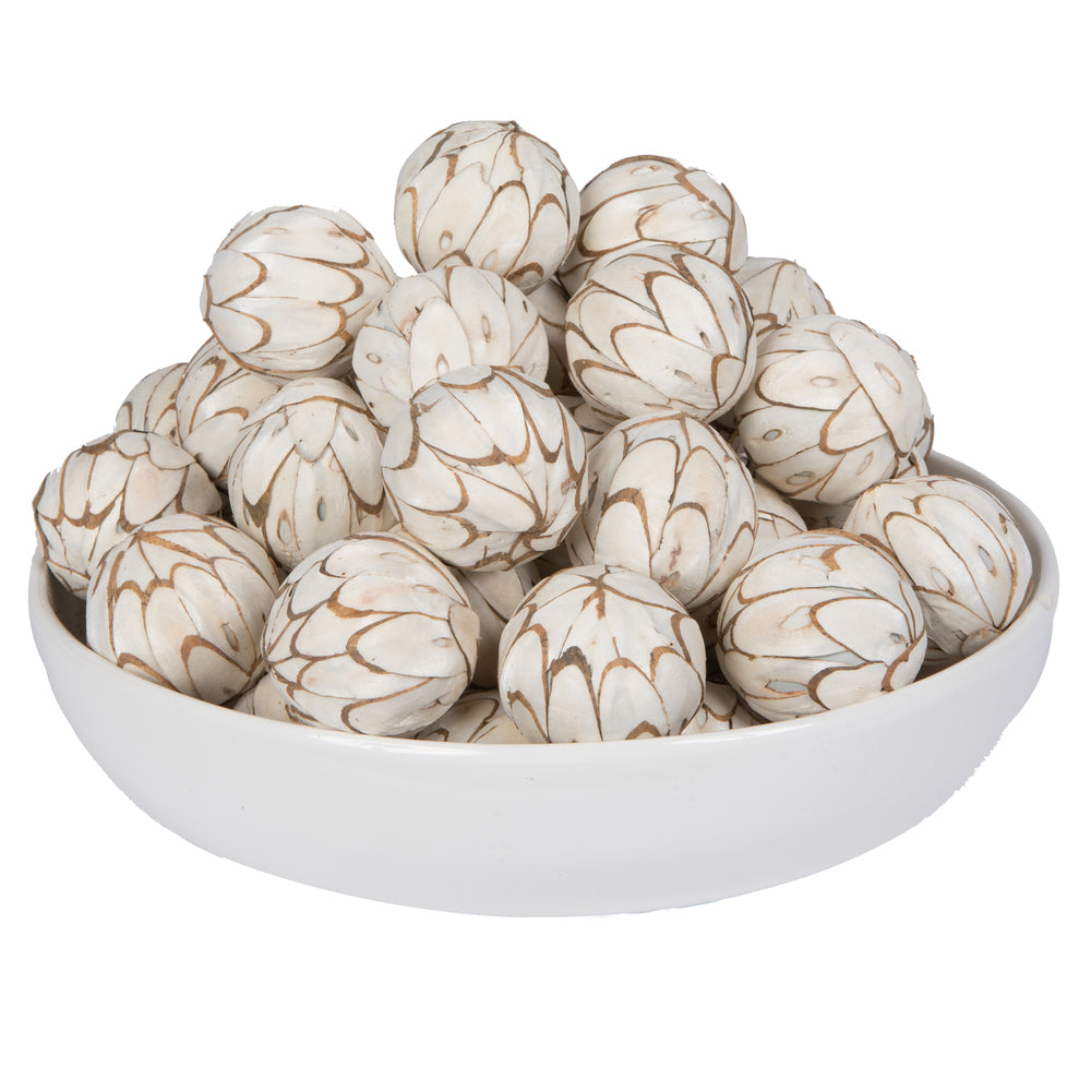 Vickerman Natural Botanicals 2.4" Sola Chips Ball. Includes 50 pieces per Pack.