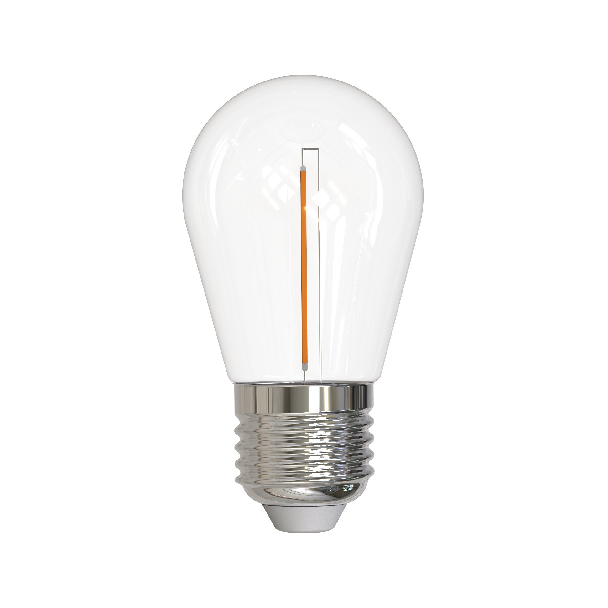 BULBRITE 1W LED LIGHT BULB S14 2700K FILAMENT E26 MEDIUM BASE CLEAR ...