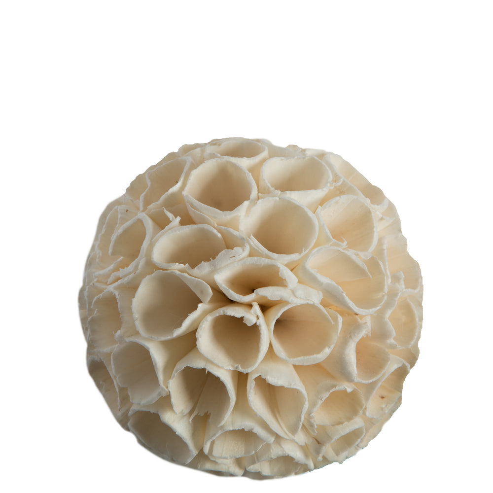 Vickerman Natural Botanicals 4" Sola Crape Ball. Includes 25  pieces per Pack.