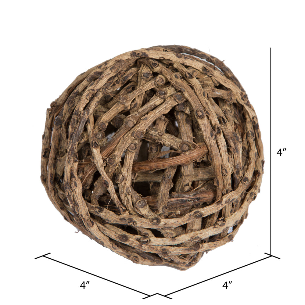 Vickerman Natural Botanicals 4" Tail Ball. Includes 25 Pieces per Pack
