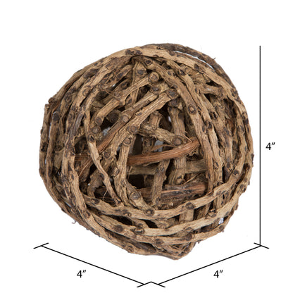 Vickerman Natural Botanicals 4" Tail Ball. Includes 25 Pieces per Pack