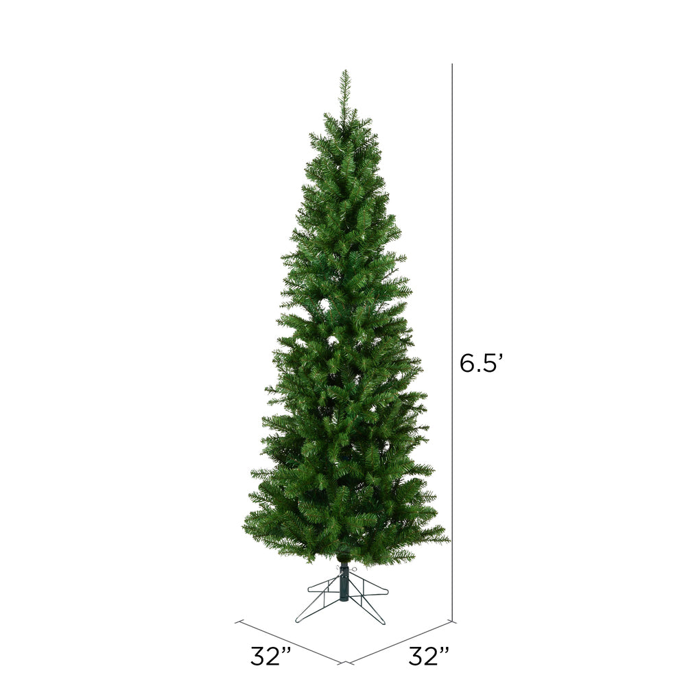 Vickerman 6.5' Salem Pencil Pine Artificial Christmas Tree Unlit