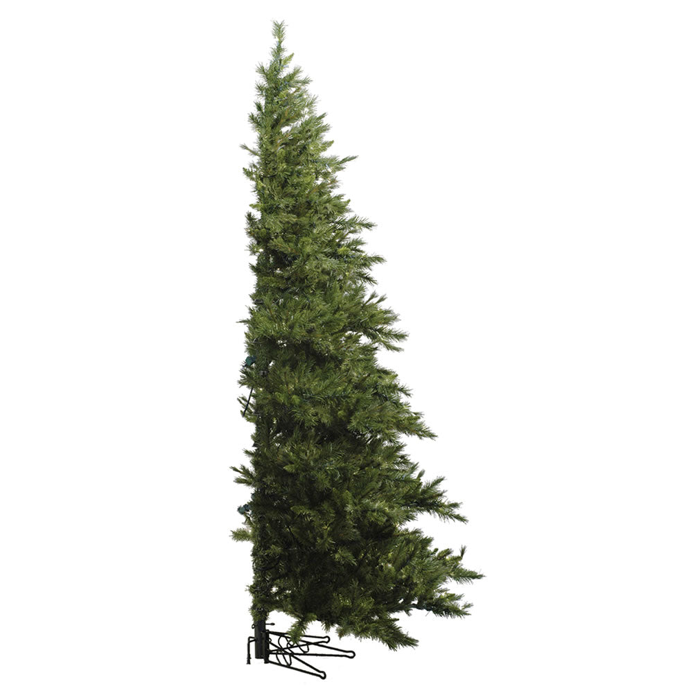 Vickerman 6.5' Westbrook Pine Half Artificial Christmas Tree Clear Dura-Lit® Mini Lights