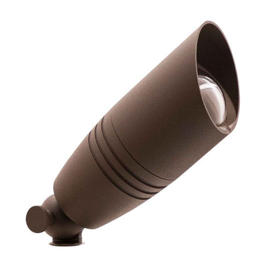 Westgate Directional Light, 12V, Landscape Lighting , 5W, 400 Lumens, 3000K, Bronze Brass Finish