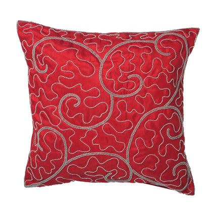 Vickerman Decorative 18" x 18" Filigree Scroll Pillow