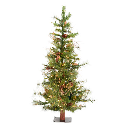 Vickerman 4' Ashland Artificial Christmas Tree Clear Dura-lit Incandescent Lights