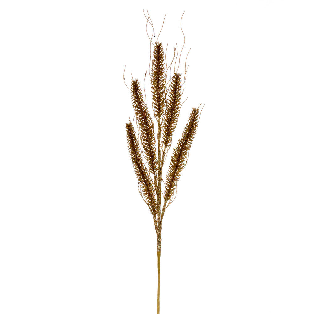 Vickerman 30" Gold Wheat Glitter Spray 6 per bag.