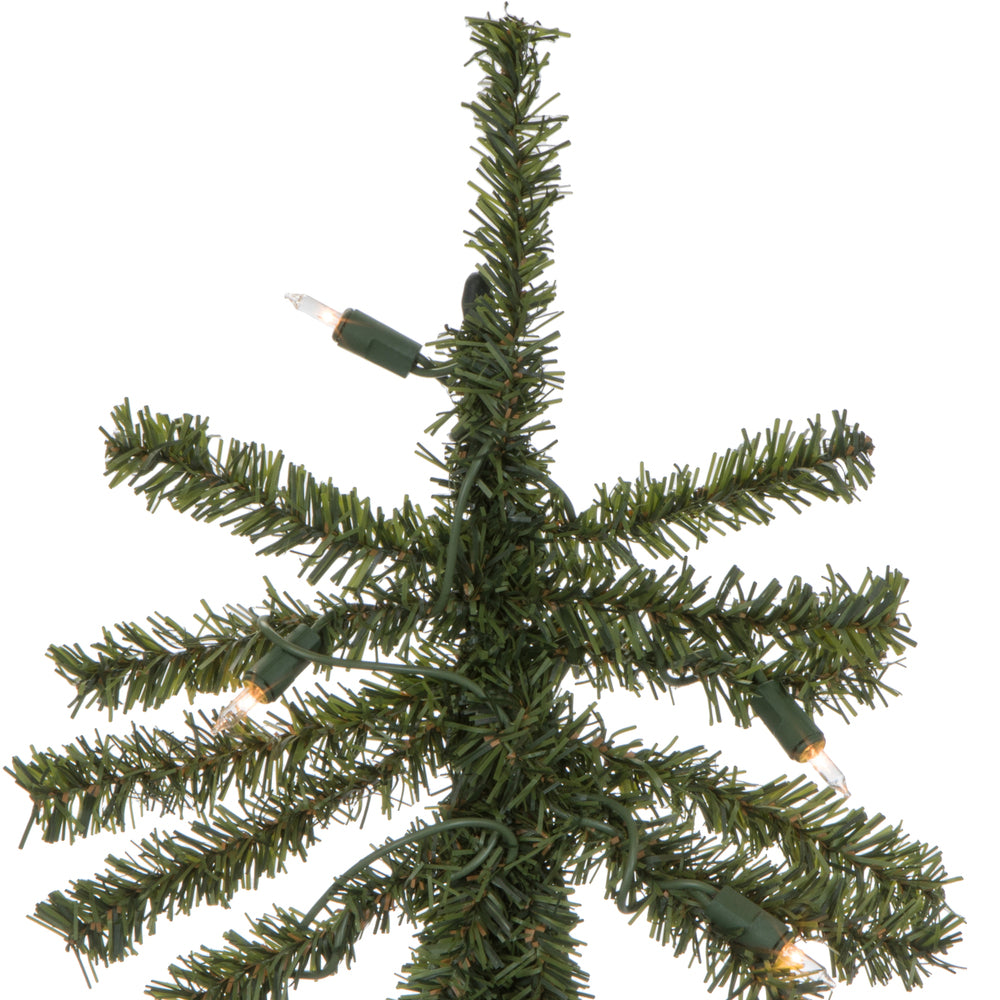 Vickerman 6' Natural Alpine Artificial Christmas Tree Clear Incandescent Lights