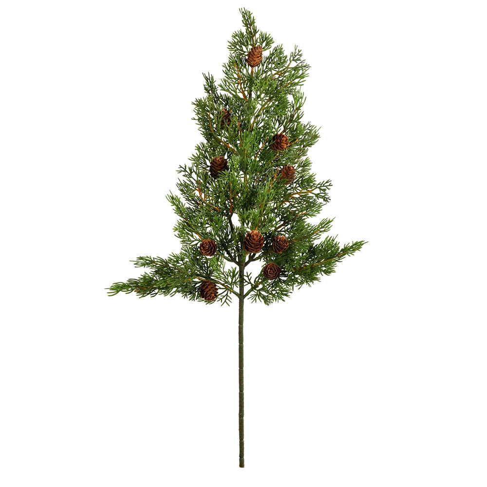Vickerman 26" x 28 Cypress Artificial Christmas Spray. Includes 2 sprays per pack.
