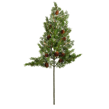 Vickerman 26" x 28 Cypress Artificial Christmas Spray. Includes 2 sprays per pack.