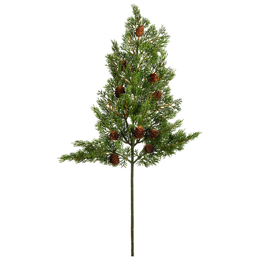 Vickerman 26" x 28 Cypress Artificial Christmas Spray. Includes 2 sprays per pack.