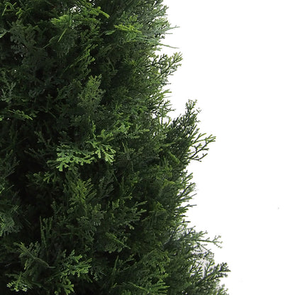 Vickerman 7' Artificial Potted Green Cedar Tree.