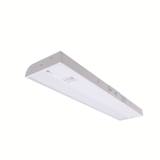 ASD Lighting LED Under Cabinet Linear 9" 3W 120V Dimmable CCT Selectable 2700/3000/4000K Hardwired or Plug-in, Linkable, Hi/Low Switch, White ETL Energy Star
