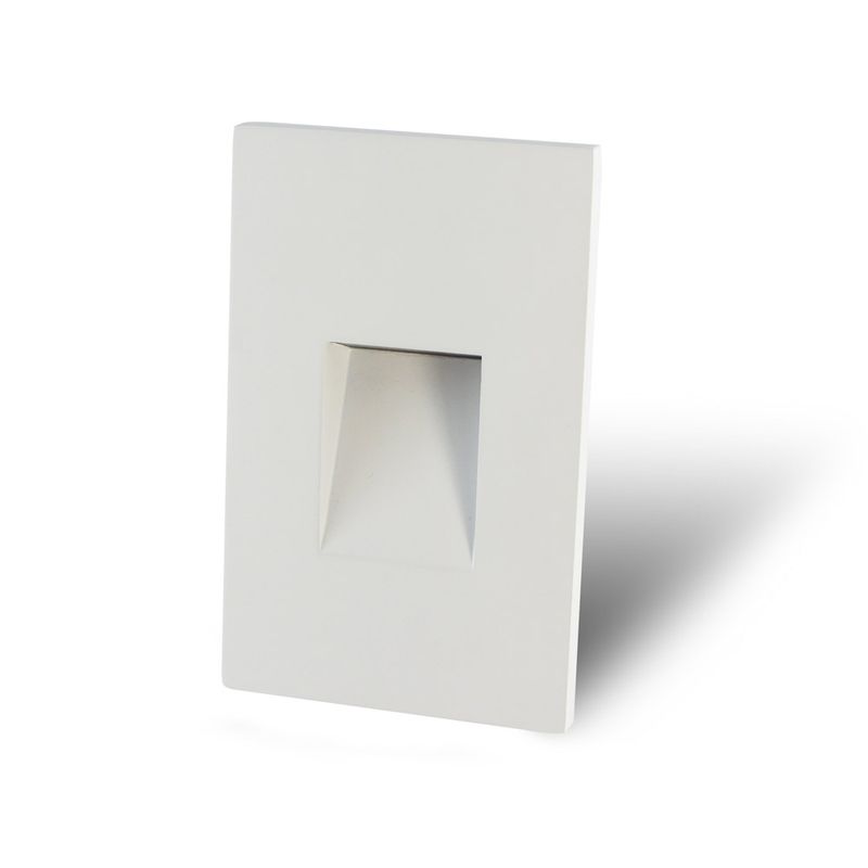 Westgate Vertical Recessed Trim, White, Landscape Lighting, White Finish