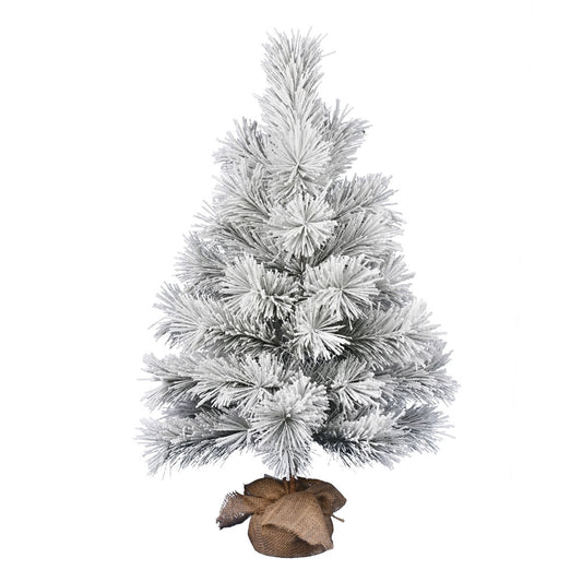 Vickerman 36" Frosted Beckett Pine Artificial Christmas Tree Unlit