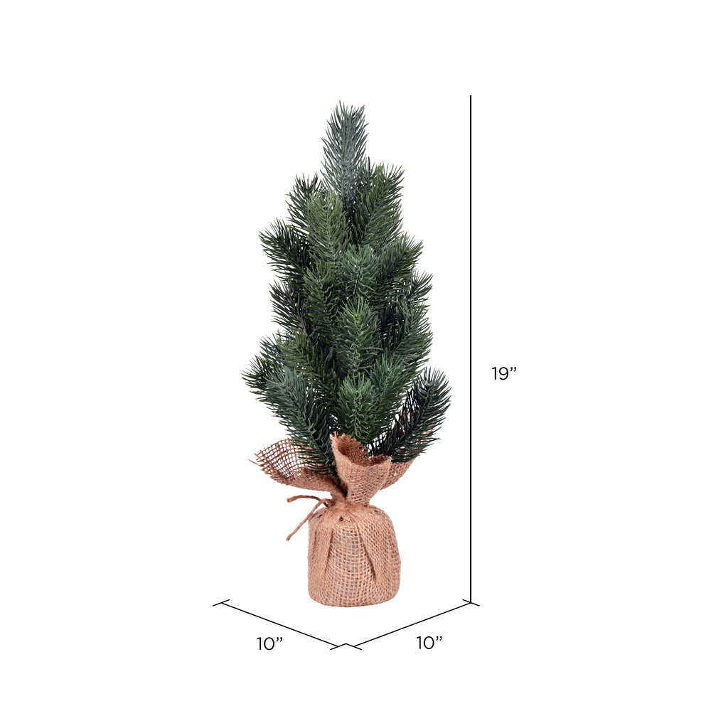 Vickerman 19" Blue Spruce Sapling Artificial Christmas Tree Unlit