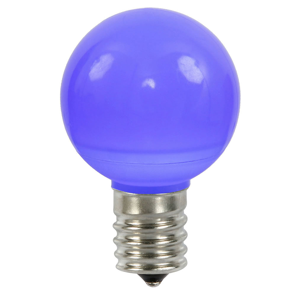 Vickerman G50 Blue Ceramic LED Replacement Bulb package of 25