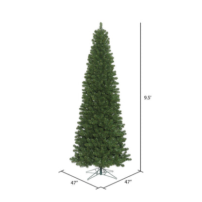 Vickerman 9.5' Oregon Fir Slim Artificial Christmas Tree Unlit