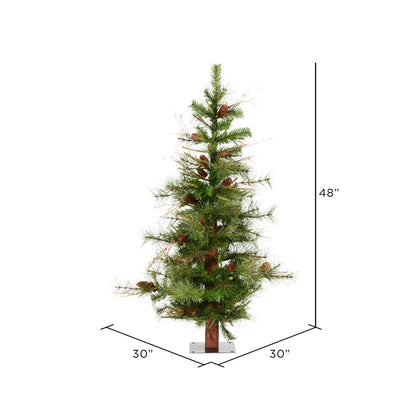 Vickerman 4' Ashland Artificial Christmas Tree Unlit