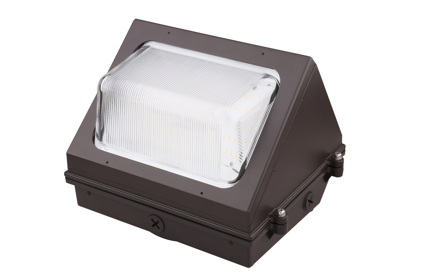 ASD Lighting LED Traditional Wallpack 80W 120-277V 0-10V Dimmable 150Lm/W 5000K with Photocell Bronze UL DLC Premium