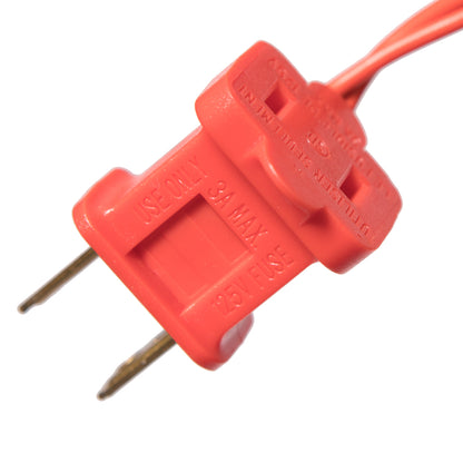 Vickerman 36" Artificial Deluxe Red Tinsel Christmas Teardrop Warm White Single Mold Wide Angle Mini Lights