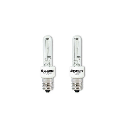 BULBRITE KRYPTON/XENON T3 CANDELABRA SCREW (E12) 20W DIMMABLE LIGHT BULB 2700K/WARM WHITE 2PK (473020)