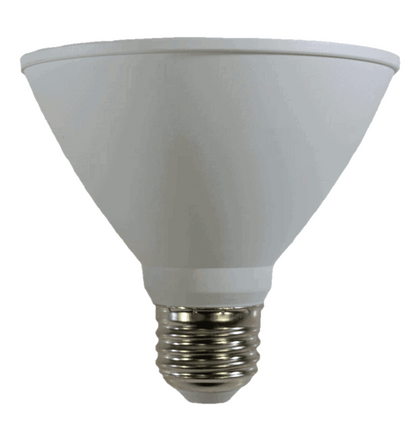 Damar PAR30 LED Short Neck Flood Light Bulb 12W E26 Medium Base 5000K Bright White Ideal for Track & Recessed Spot Light Bulbs 120V CRI80 40° Beam Angle White Finish Pack of 3