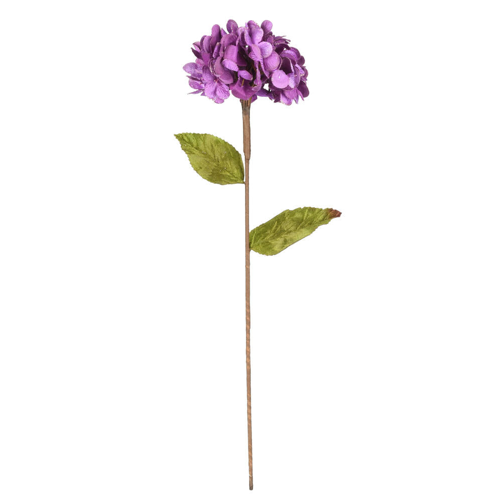 Vickerman 17" Artificial Plum Hydrangea Christmas Spray 3 per bag