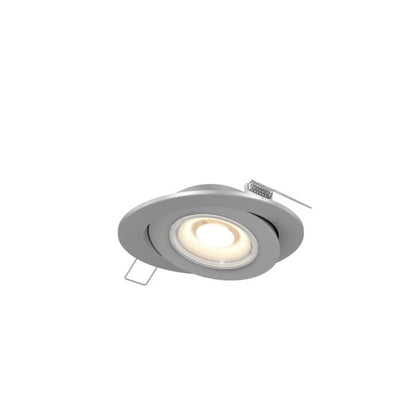 Dals Lighting Pivot 4" LED Flat Gimbal Downlight, 90° Tilt, 3000K, 120V/Voltage Selectable