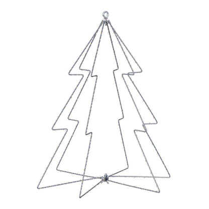 Vickerman 180 lights x 18" Warm White Twinkle LED Tree Steel Wire Silhouette Light.