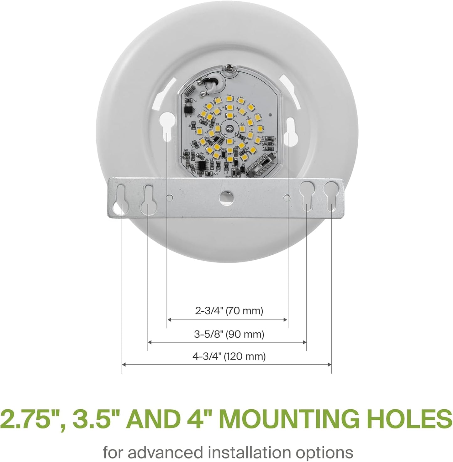 ASD Lighting LED Disk Light 4inch 10W 120V Triac 2700/3000/3500/4000/5000K White UL Energy Star 12 pack