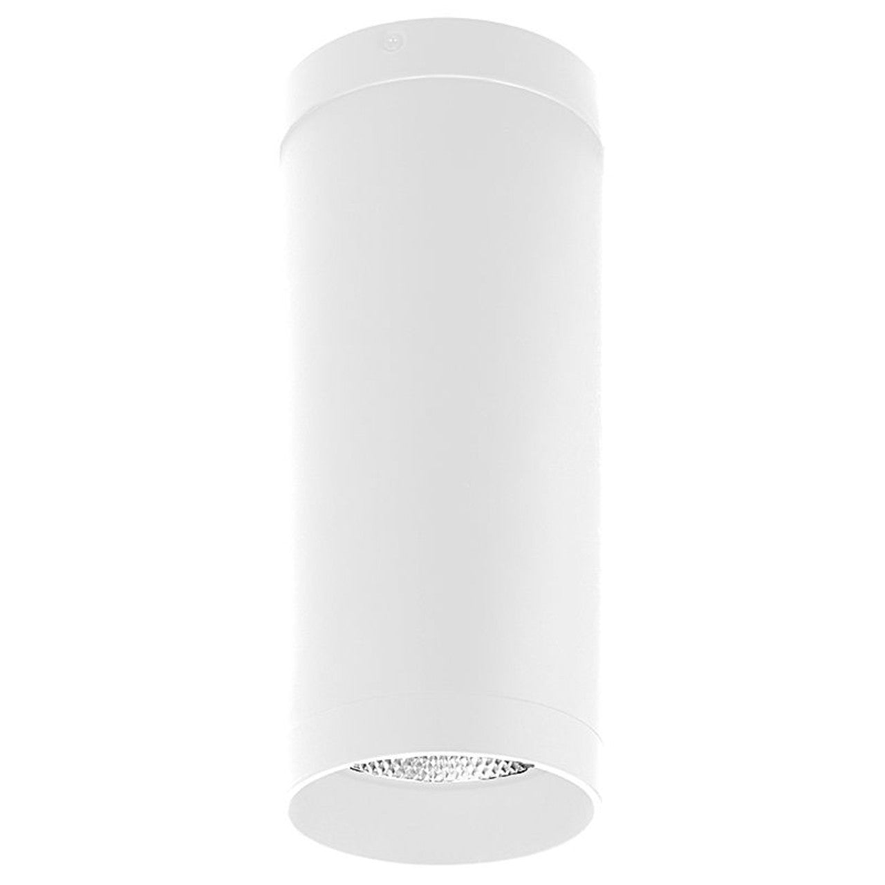 Westgate 4" Ceiling Mount Cylinder, 9/12/15W, 3/4/5K, TRIAC & 0-10V Dimming, White, C & F Lenses Incl, Outdoor Lighting, 9W/12W/15W, 75 Lumens/W, 30K/40K/50K, White Finish, TRIAC And 0-10V Dimming