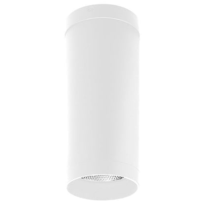 Westgate 4" Ceiling Mount Cylinder, 9/12/15W, 3/4/5K, TRIAC & 0-10V Dimming, White, C & F Lenses Incl, Outdoor Lighting, 9W/12W/15W, 75 Lumens/W, 30K/40K/50K, White Finish, TRIAC And 0-10V Dimming