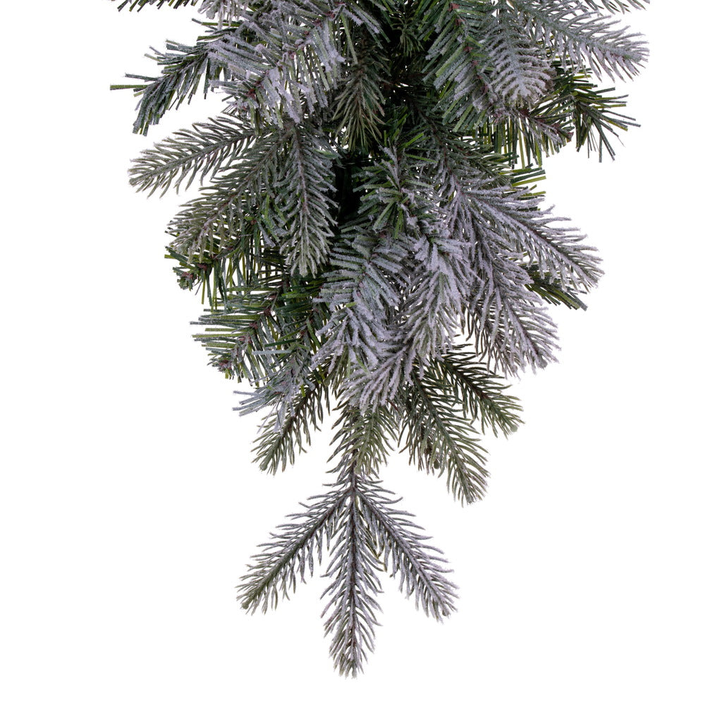 Vickerman 36" Frosted Douglas Fir Artificial UnLit Teardrop.