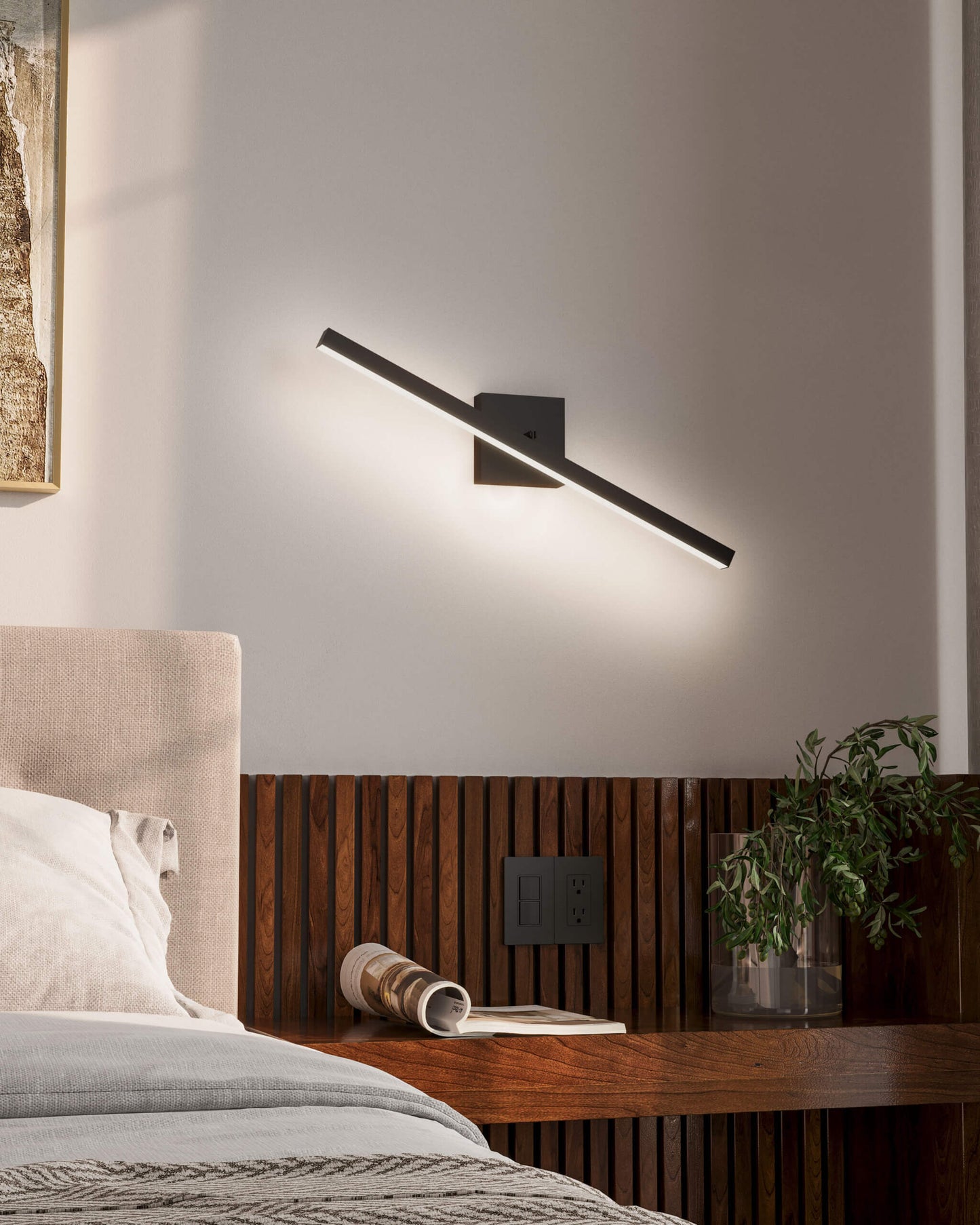 Dals Lighting 24"/36" Linear Swivel Vanity Sconce - 5CCT Selectable - 120V