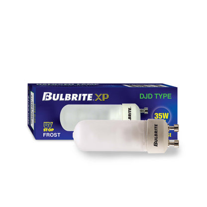 BULBRITE HALOGEN DJD TWIST & LOCK BI-PIN (GU10) 35W DIMMABLE LIGHT BULB 2900K/SOFT WHITE 5PK (617135)