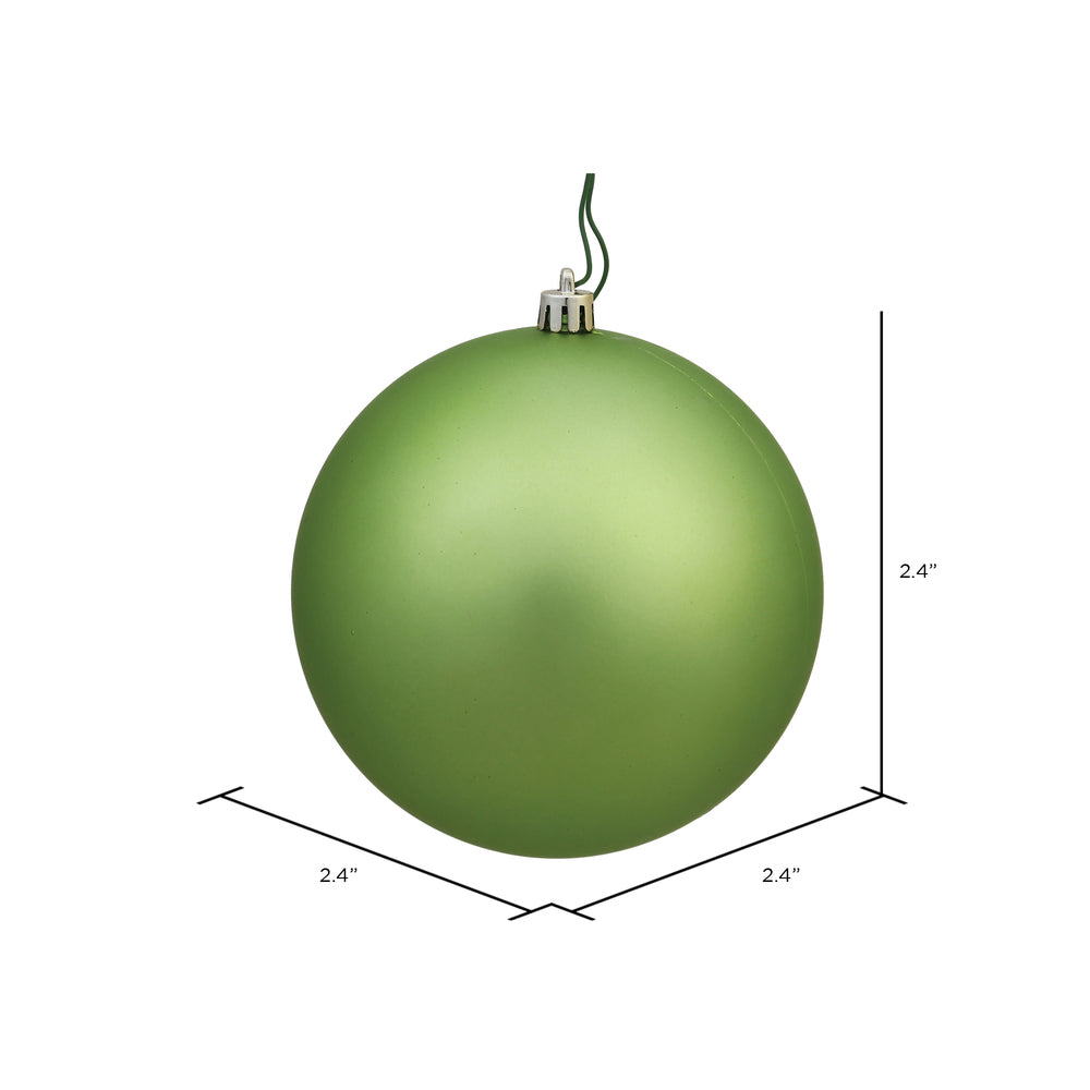 Vickerman 2.4" Celadon Matte Ball Ornament 24 per Bag