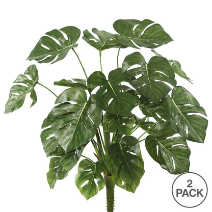 Vickerman 22" Artificial Green Split Philo Bush Pack of 2