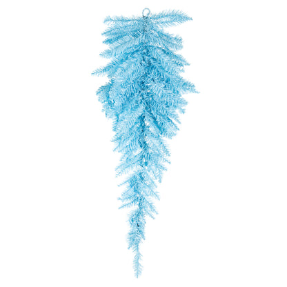 Vickerman 36" Sky Blue Fir Artificial Christmas Teardrop Unlit